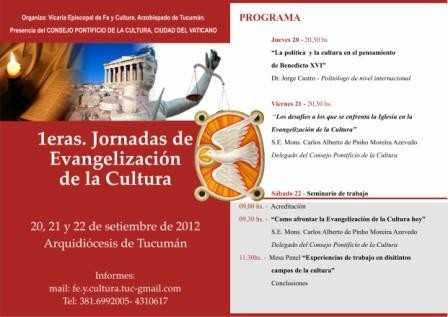Tucumán Evangelizacion de la Cultura